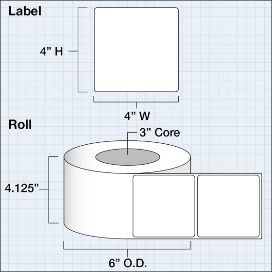 DTM Paper Matte 4" x 4" (102 x 102 mm) - 625 szt.