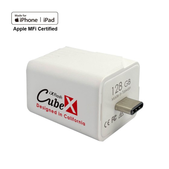 iXflash Cube, 128GB, typ C